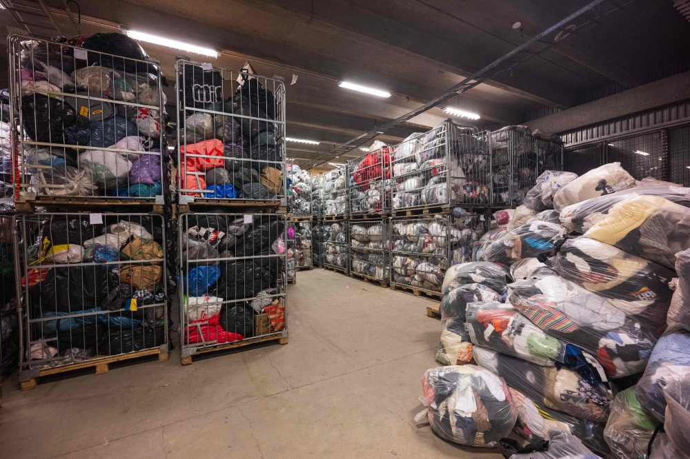 A picture taken on April 10, 2025 shows the Artikel2’s sorting centre in Stockholm. — AFP pic