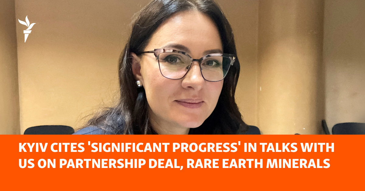 Kyiv Cites 'Significant Progress' In Talks With US On Partnership Deal, Rare Earth Minerals