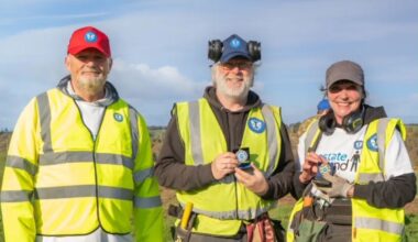 Highland metal detectorists group, North Detectorists, raise £1200 for Prostate Scotland at charity dig near Culloden, Inverness