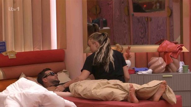 Chris Hughes and JoJoe Siwa in Celebrity Big Brother