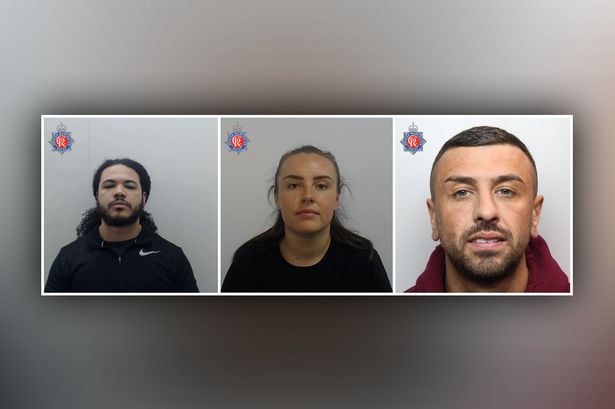 (left to right) Rahim Mottley, Choni Kenny and Josh Whelan