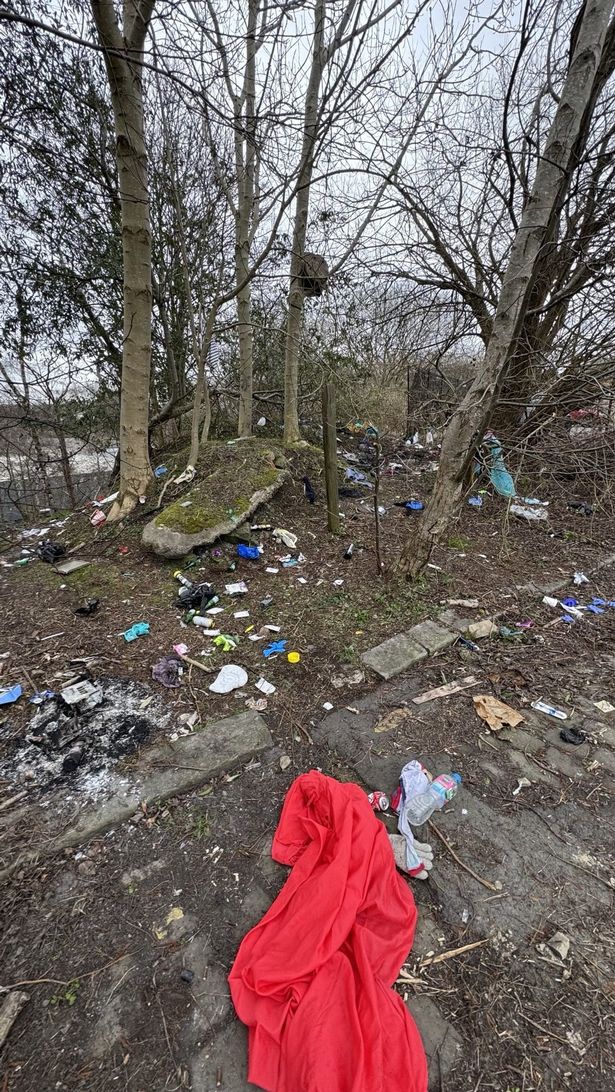 Adam Pope said the area is becoming "a disaster zone" due to fly-tipped waste not being removed by Bolton Council