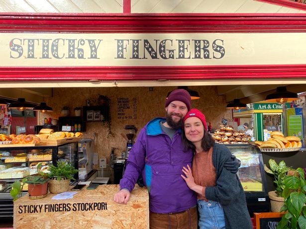 Sticky Fingers was opened on Stockport Market Place in Spring 2022 by husband-and-wife duo, Adrian and Klaudyna, who are originally from Poland