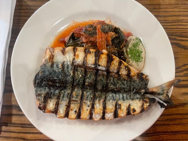 One of the main courses at The Shed restaurant in Swansea