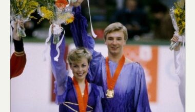 Jayne Torvill and Christopher Dean (Yui Mok/PA)