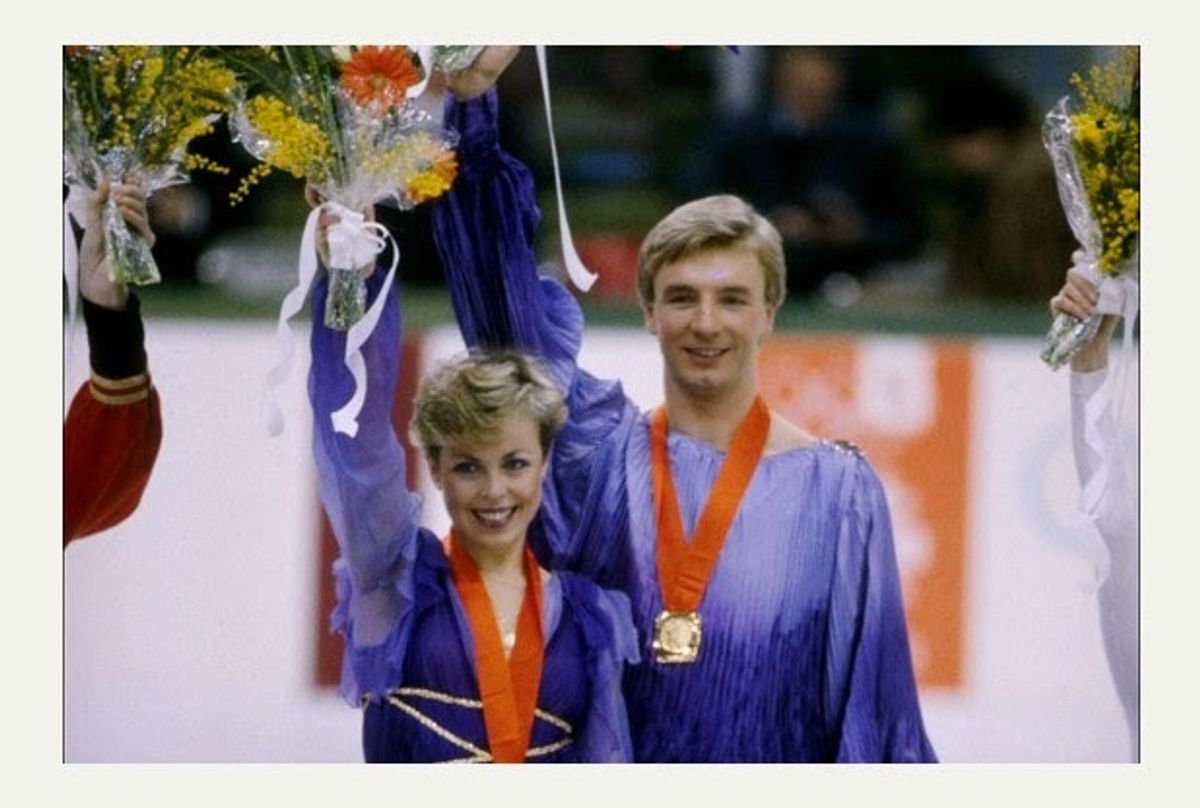 Jayne Torvill and Christopher Dean (Yui Mok/PA)