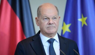 Friedrich Merz addresses the media after reaching an agreement for a new German government at a news conference in Berlin, 9 April, 2025