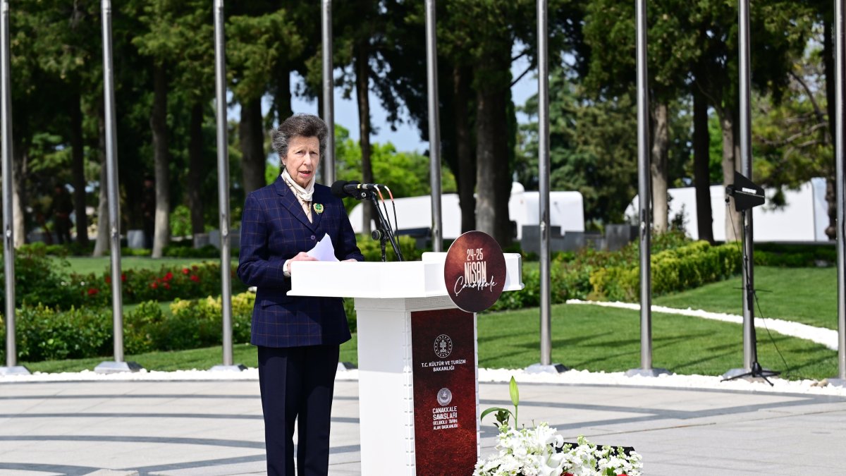 UK's Princess Anne praises Türkiye's role in preserving Gallipoli’s legacy