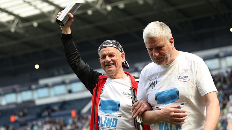 Dave Heeley at West Brom's football stadium