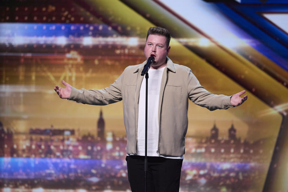 Vinnie McKee wowed everyone with his vocals on Britain's Got Talent. (ITV)