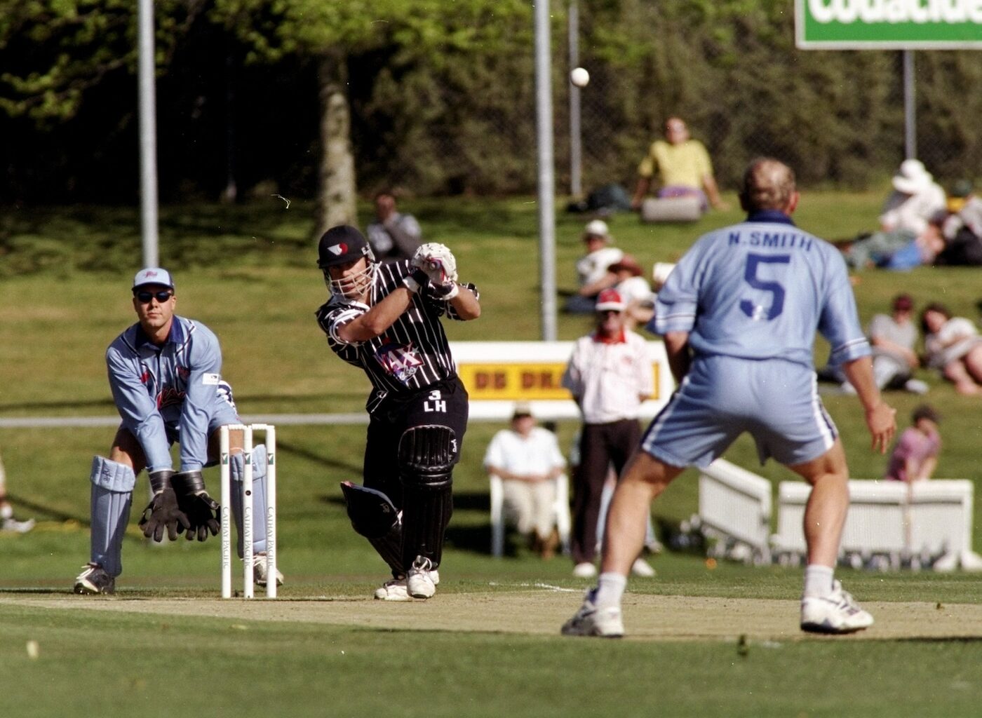 Llorne Howell hits one down the ground