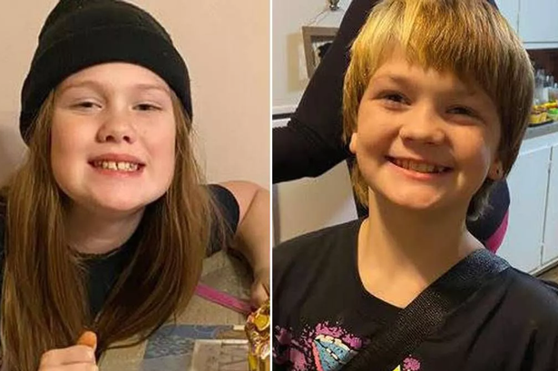 Skylar (left) and Gaige (right) were found dead in their bed from accidental fentanyl overdoses
