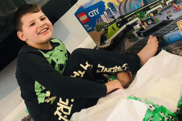 Joshua Dunbar on the morning of his 8th birthday, hours before tragedy struck