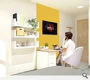 Ensuite bedrooms will share access to communal facilities