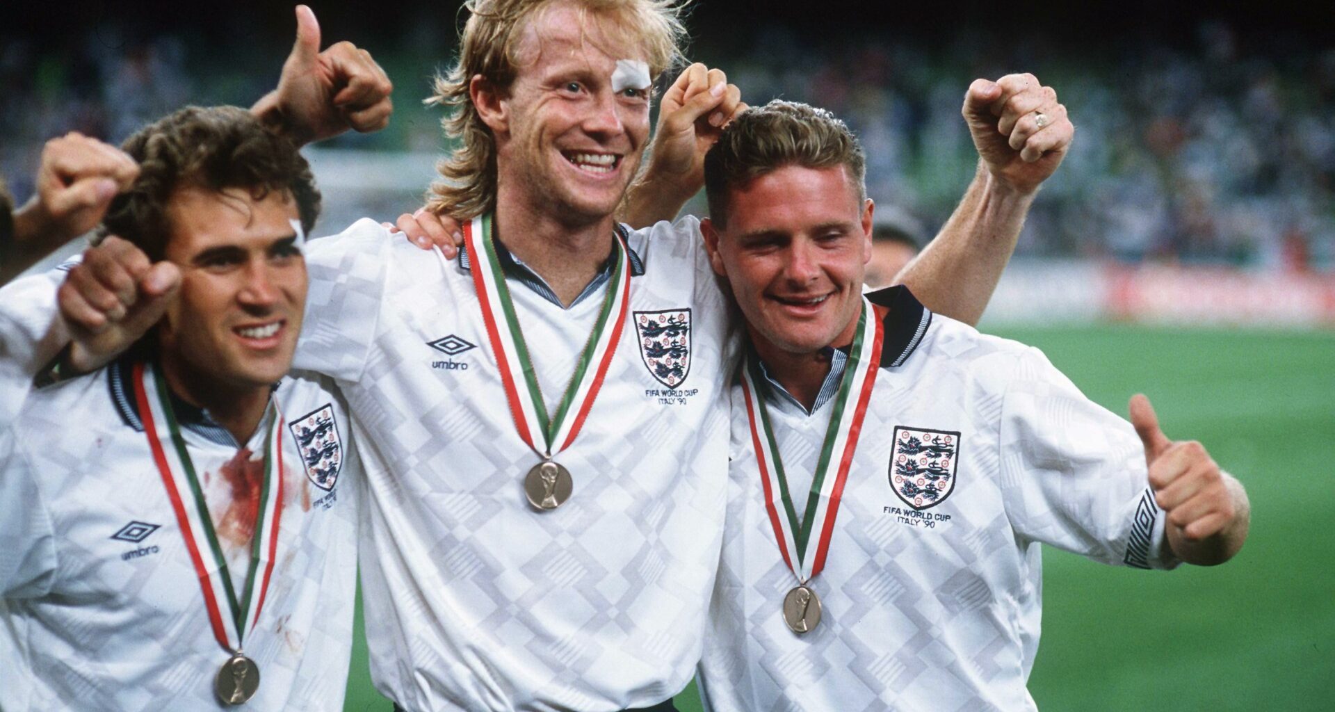Former England star sells iconic Italia 90 World Cup shirts for more than £100,000 to mystery bidder