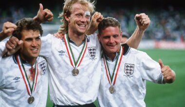 Former England star sells iconic Italia 90 World Cup shirts for more than £100,000 to mystery bidder