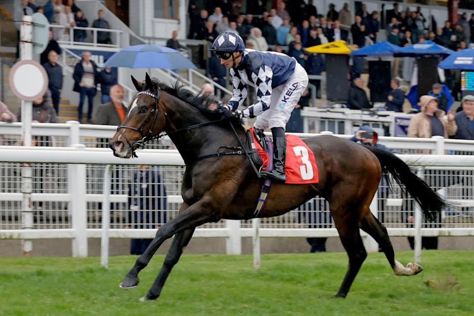 Danny Tudhope secures the double on board Cadarn at Redcar <i>(Image: Tony Knapton)</i>
