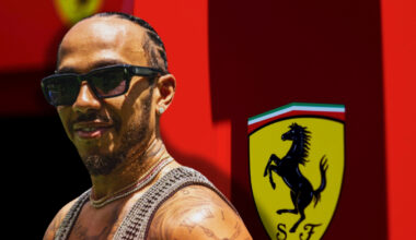 Lewis Hamilton parties ahead of crucial week at Ferrari