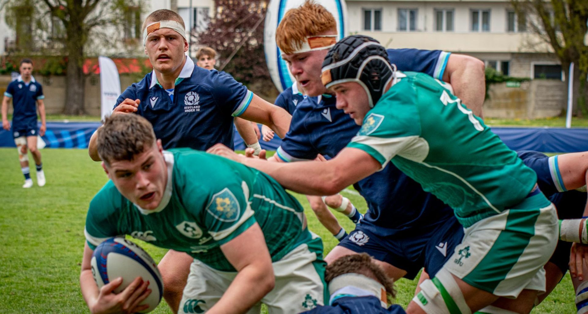 Scotland lost to Ireland in round two of the Men’s U18s 6N Festival in Vichy. Image: Six Nations Rugby
