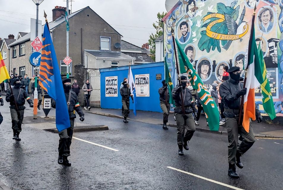 The New IRA on Parade in Derry on April 21st 2025 (Photo by Garrett Hargan)