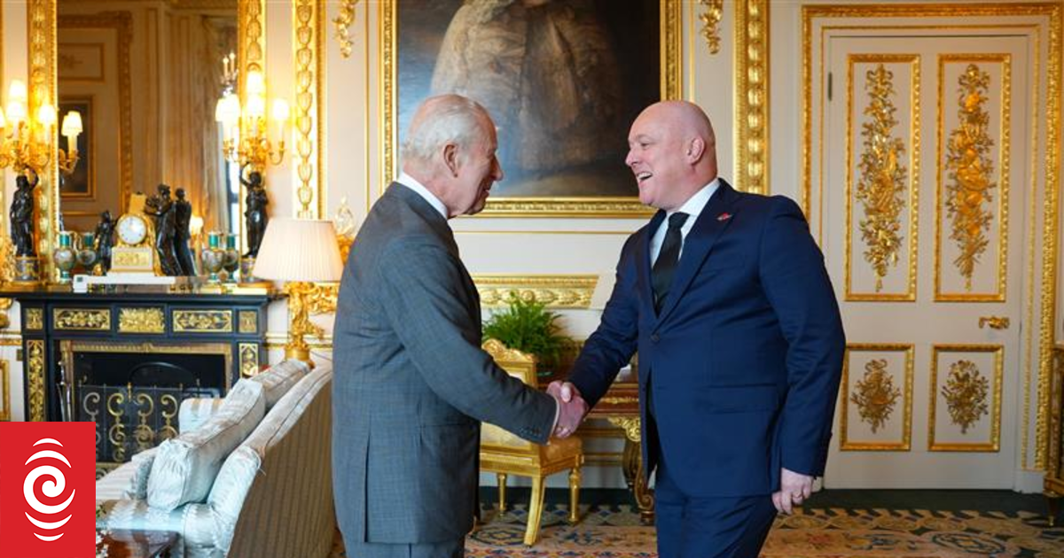 Christopher Luxon meets King Charles, due to discuss trade and security with British PM