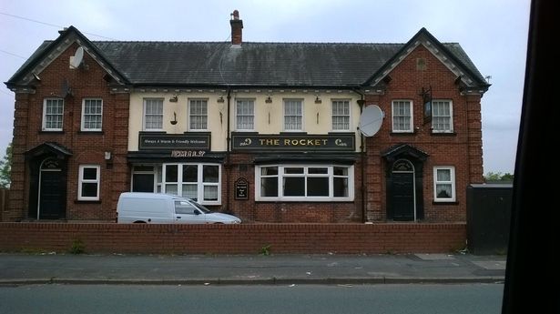 The demolition of The Rocket pub in Breightmet, Bolton
