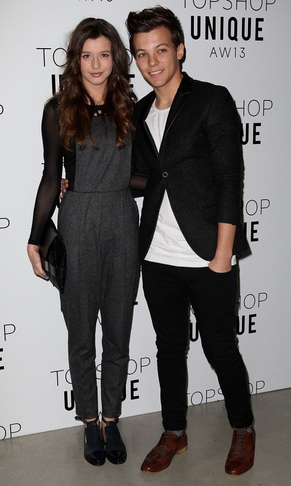 Louis Tomlinson and Eleanor Calder at a Topshop Unique event.