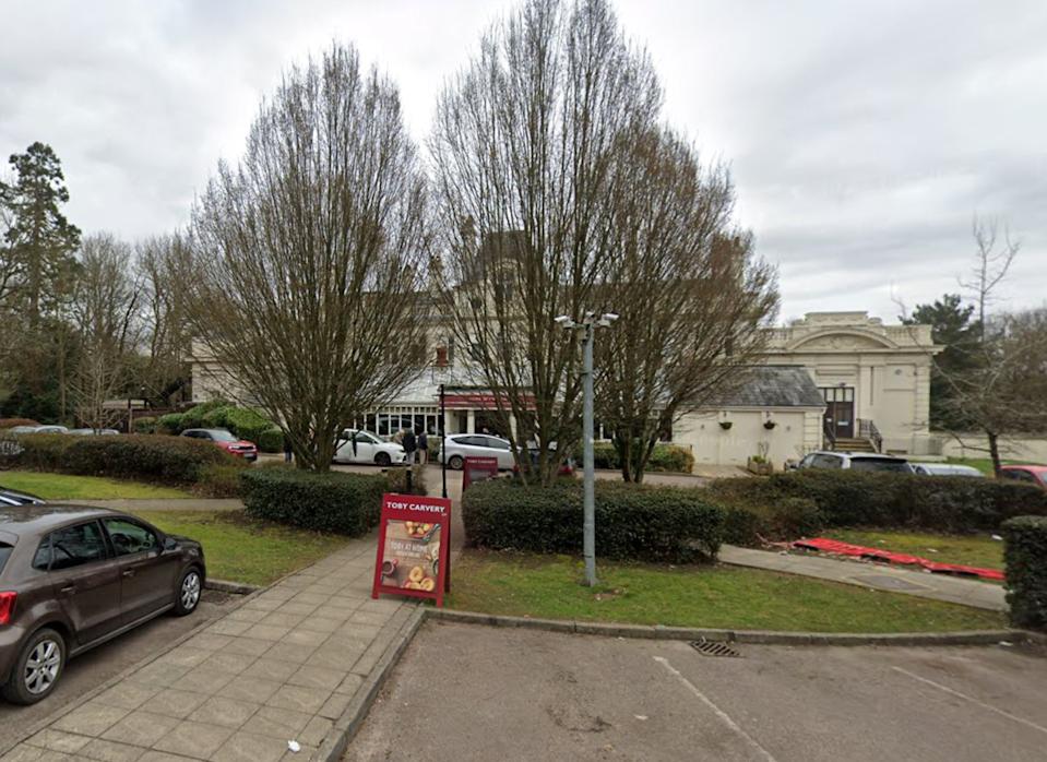 The tree was near the Whitewebbs House Toby Carvery car park in north London. (Google)