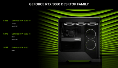 Nvidia’s RTX 5060 Ti arrives on April 16th starting at $379