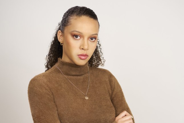 An EastEnders press shot of Francesca Henry as Gina Knight