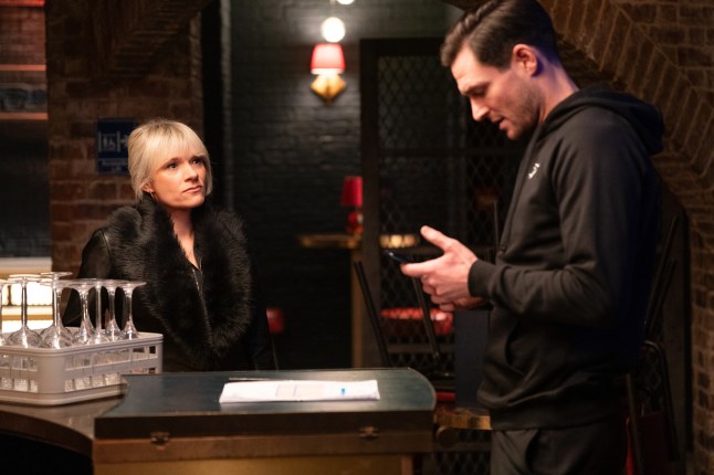 Nicola warns Zack in EastEnders