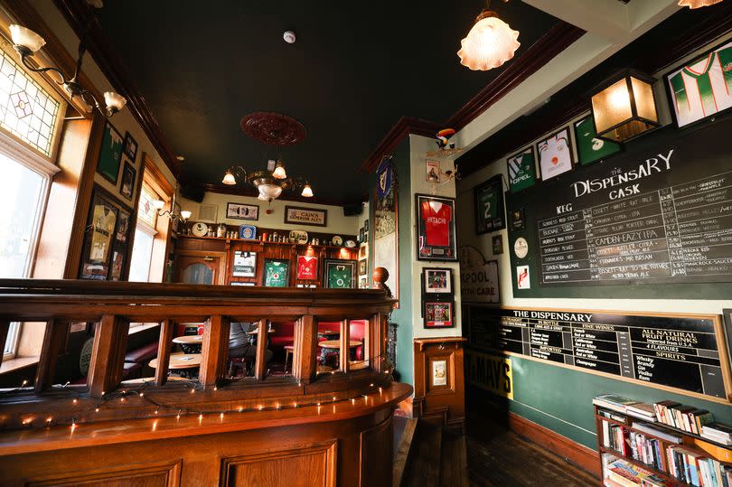 Inside The Dispensary in Liverpool city centre