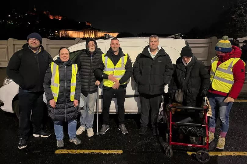 The Wee Hours distributes critical supplies on Waverley Bridge every Friday night
