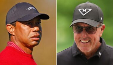 Tiger Woods left Phil Mickelson speechless after giving him silent treatment at Masters | Golf | Sport