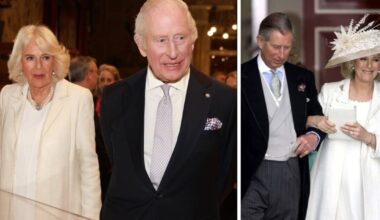 Queen Camilla rewears wedding day outfit on tour in incredible tribute to King Charles | Royal | News