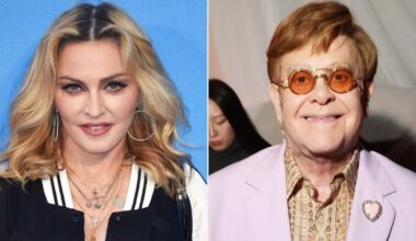 Madonna says she's ended feud with Elton John | Celebrity News | Showbiz & TV