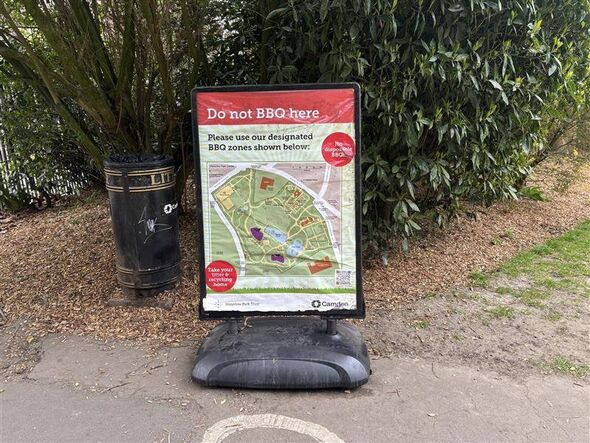 The council is banning BBQs at the park
