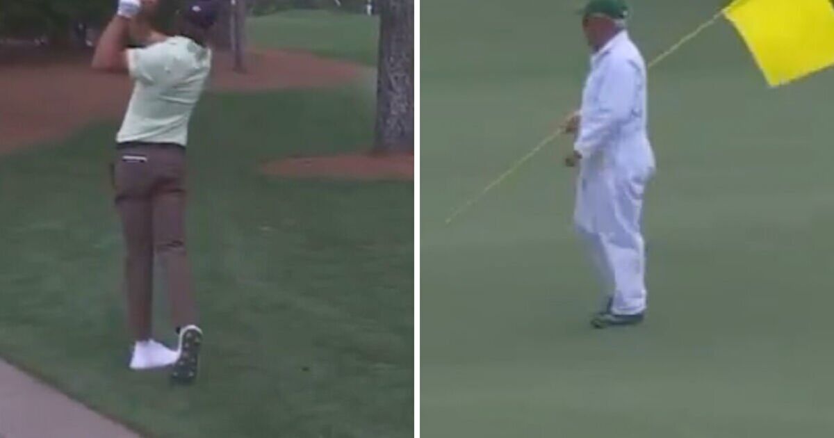 Masters star Max Homa smashes shot into marshal and shouts angrily | Golf | Sport