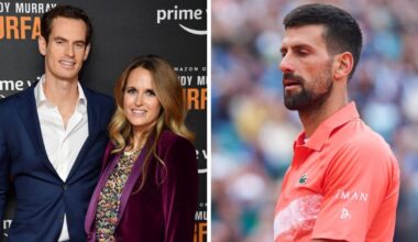 Andy Murray shares sweet message to wife after Novak Djokovic had 'no idea' where he was | Tennis | Sport