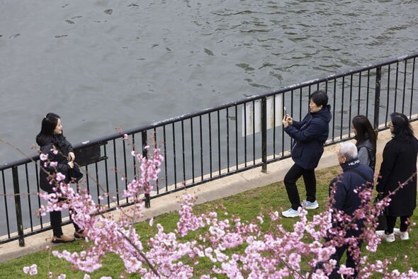 Tourists taking photos 