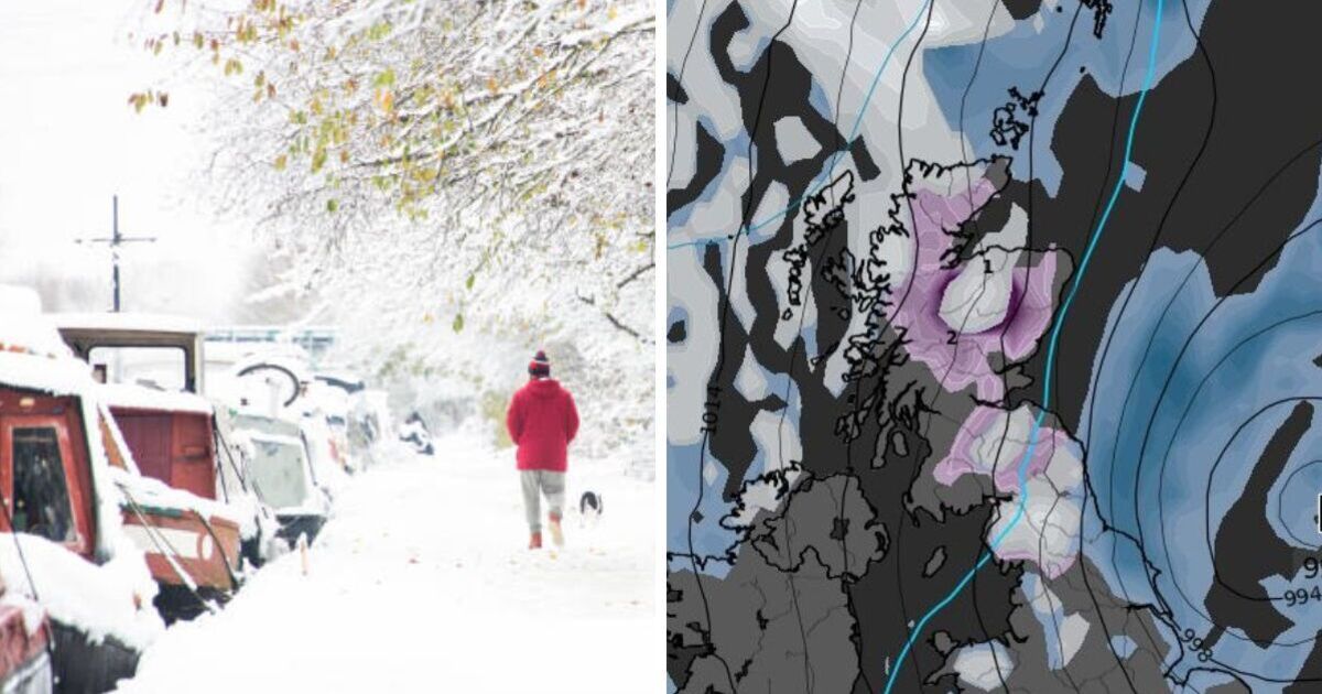 UK weather maps show date Scotland, England and Wales hit by snow bomb | Weather | News