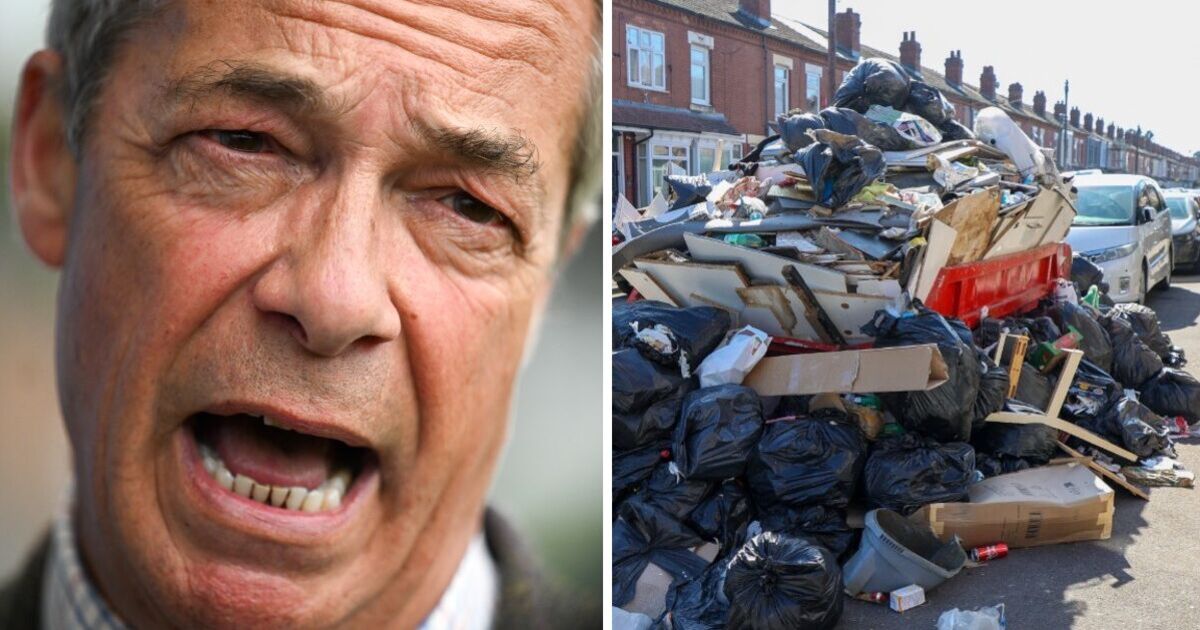 Birmingham bin strike LIVE: Farage explodes at Labour over bin strikes | UK | News