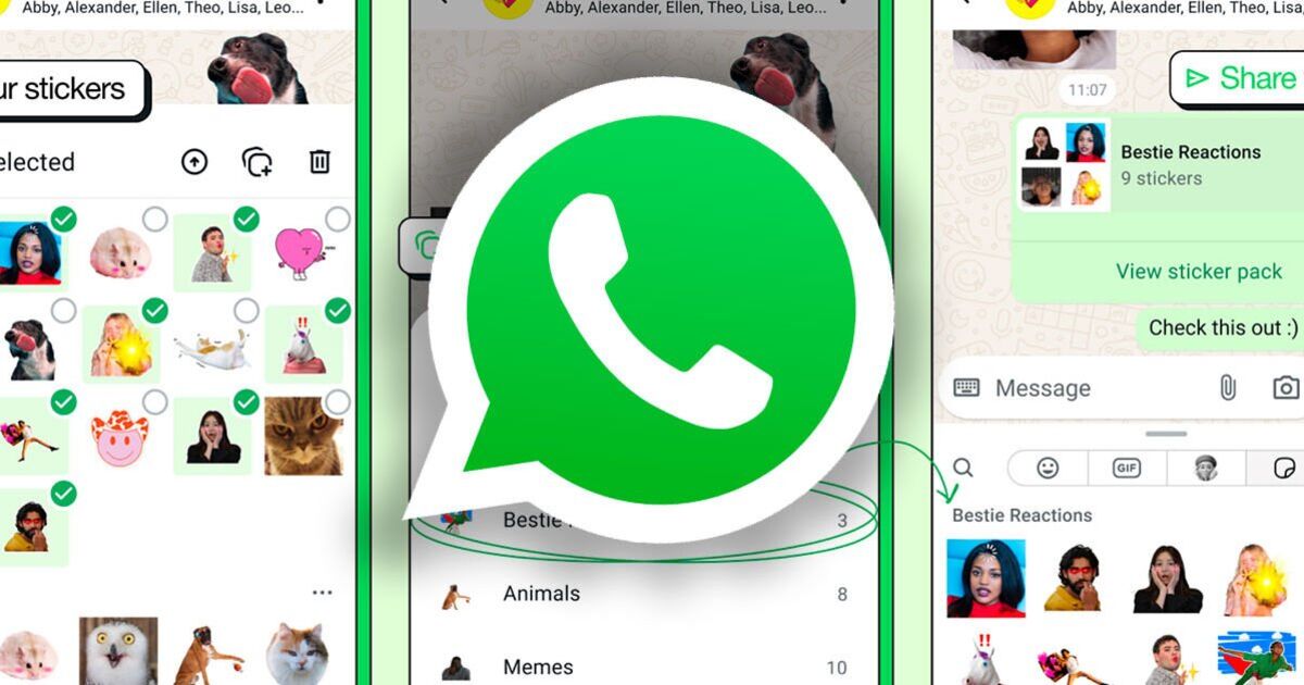 You can easily make sticker packs in WhatsApp now and it’s very fun