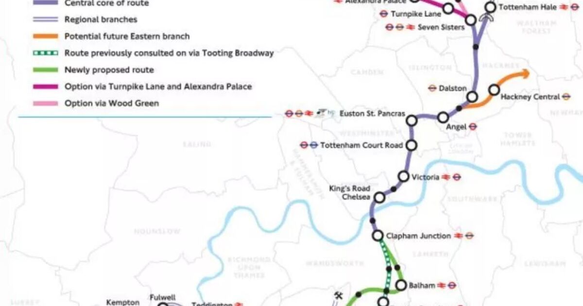 The UK could get new £1bn train line completely transforming London | UK | News