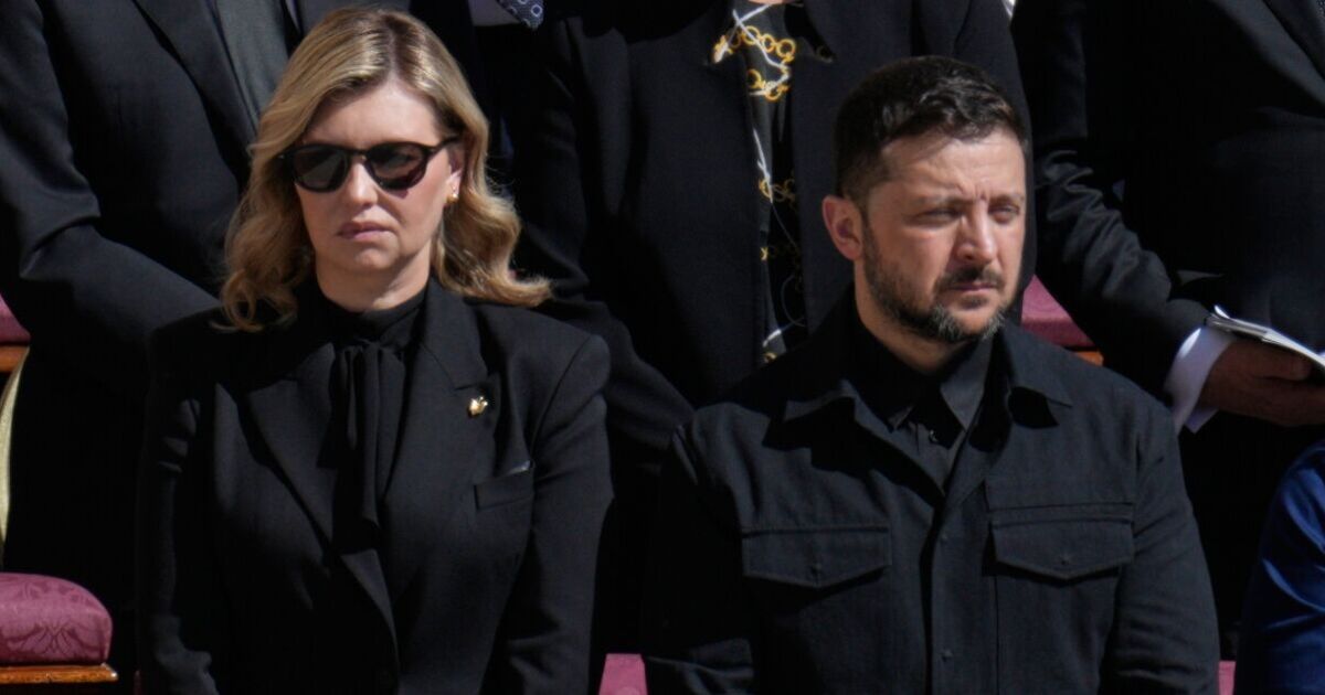 The reason why Volodymyr Zelensky didn't wear a suit to Pope Francis's funeral