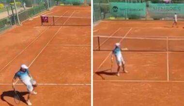 Tennis star disqualified for making obscene gestures at umpire while holding huge lead | Tennis | Sport
