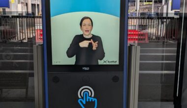 British Sign Language totems to make Scotland’s Railway more accessible