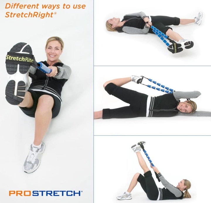 Stretch everything from hamstrings to calves, to shoulders and back with this easy stretcher designed to help you track your progress.