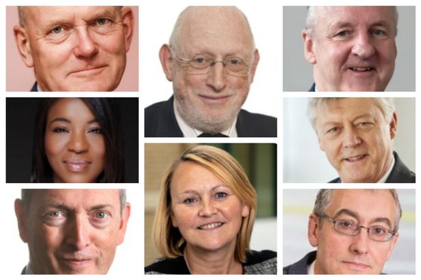 The team of commissioners - Max Caller, John Coughlan, Chris Tambini, Pam Parke, Jackie Belton, Myron Hrycyk.
Political advisors are Lord Hutton and John Bigg