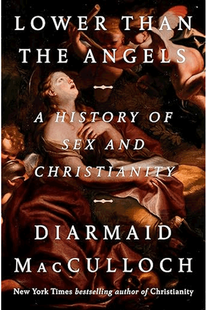 The cover of the book has a Renaissance-type painting of an angel.